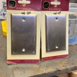 Solid Brass Switch Plate 