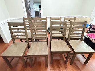 Dining room chairs - set of 8
