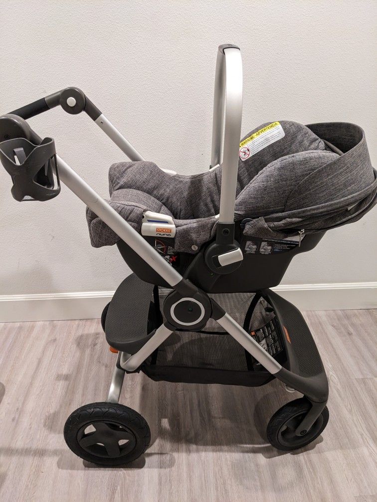 Stokke Scoot Baby Stroller with Car Seat and manual