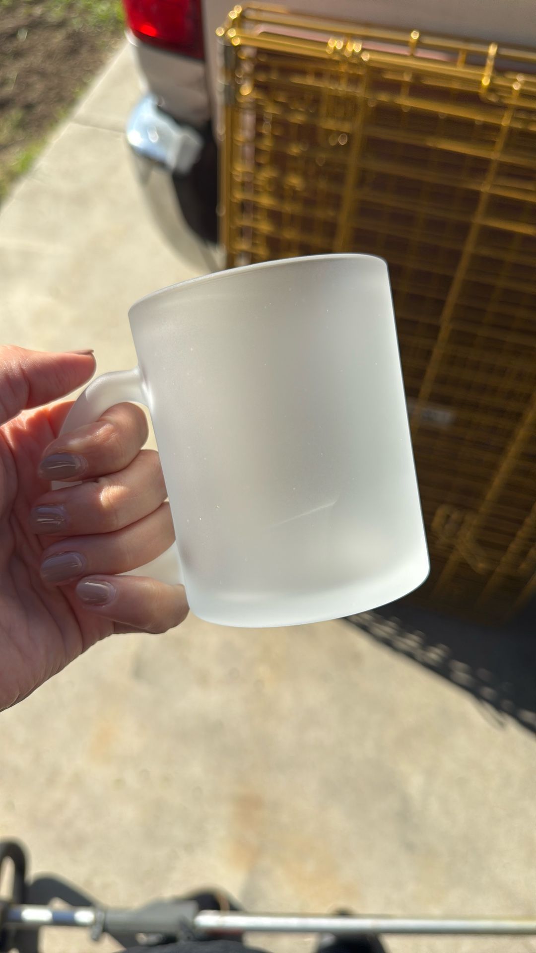 3 Frosted Sublimation Cups