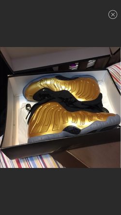 100% Authentic New Nike Little Posite Metalic