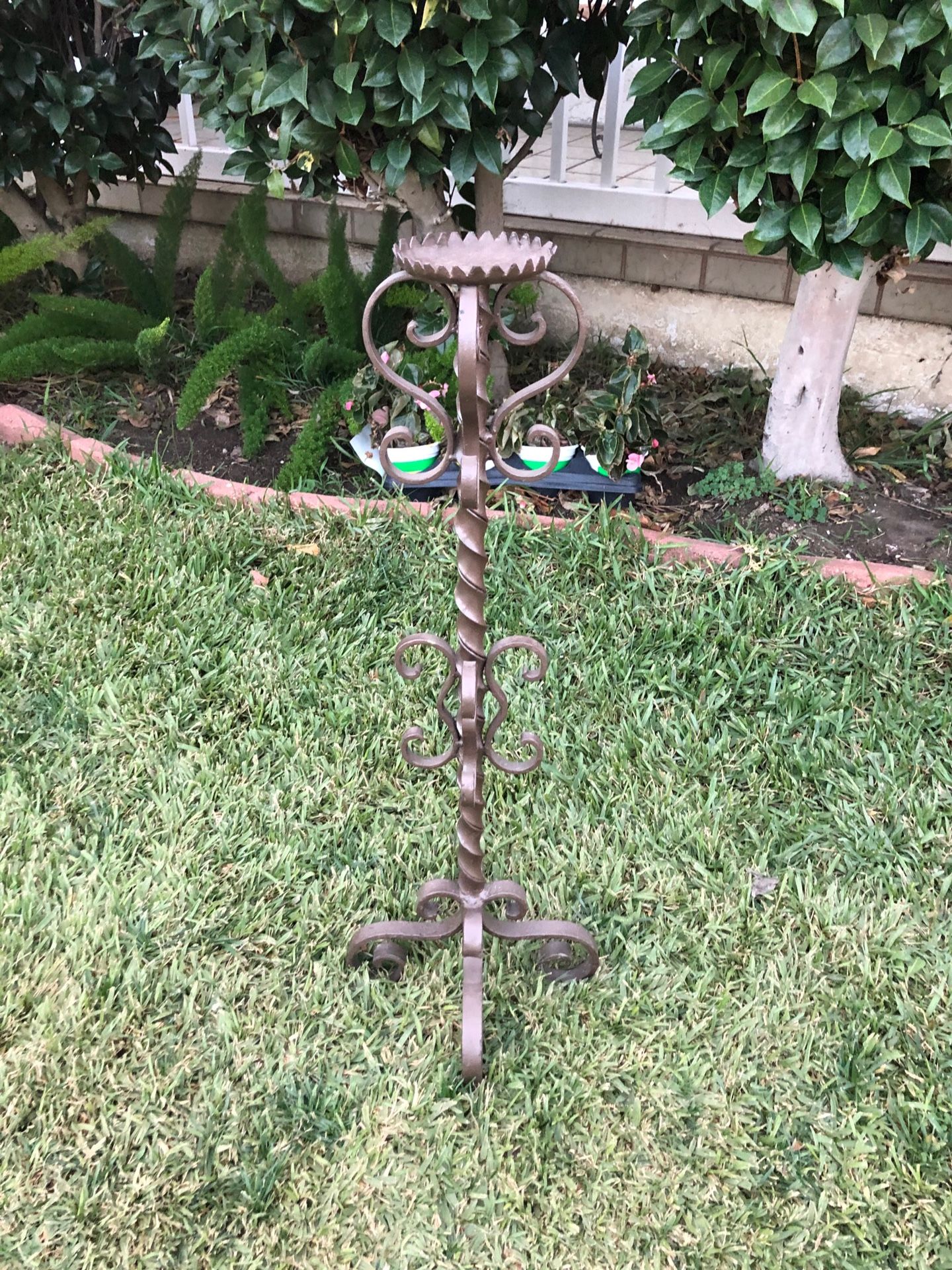 Vintage wrought Iron Candelabra