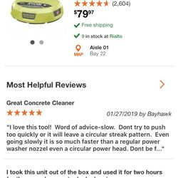 Ryobi Surface Cleaner
