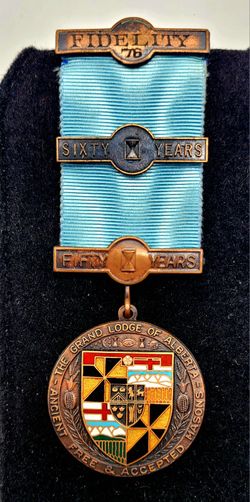 RARE Masonic Medal, 1915, Munroe!