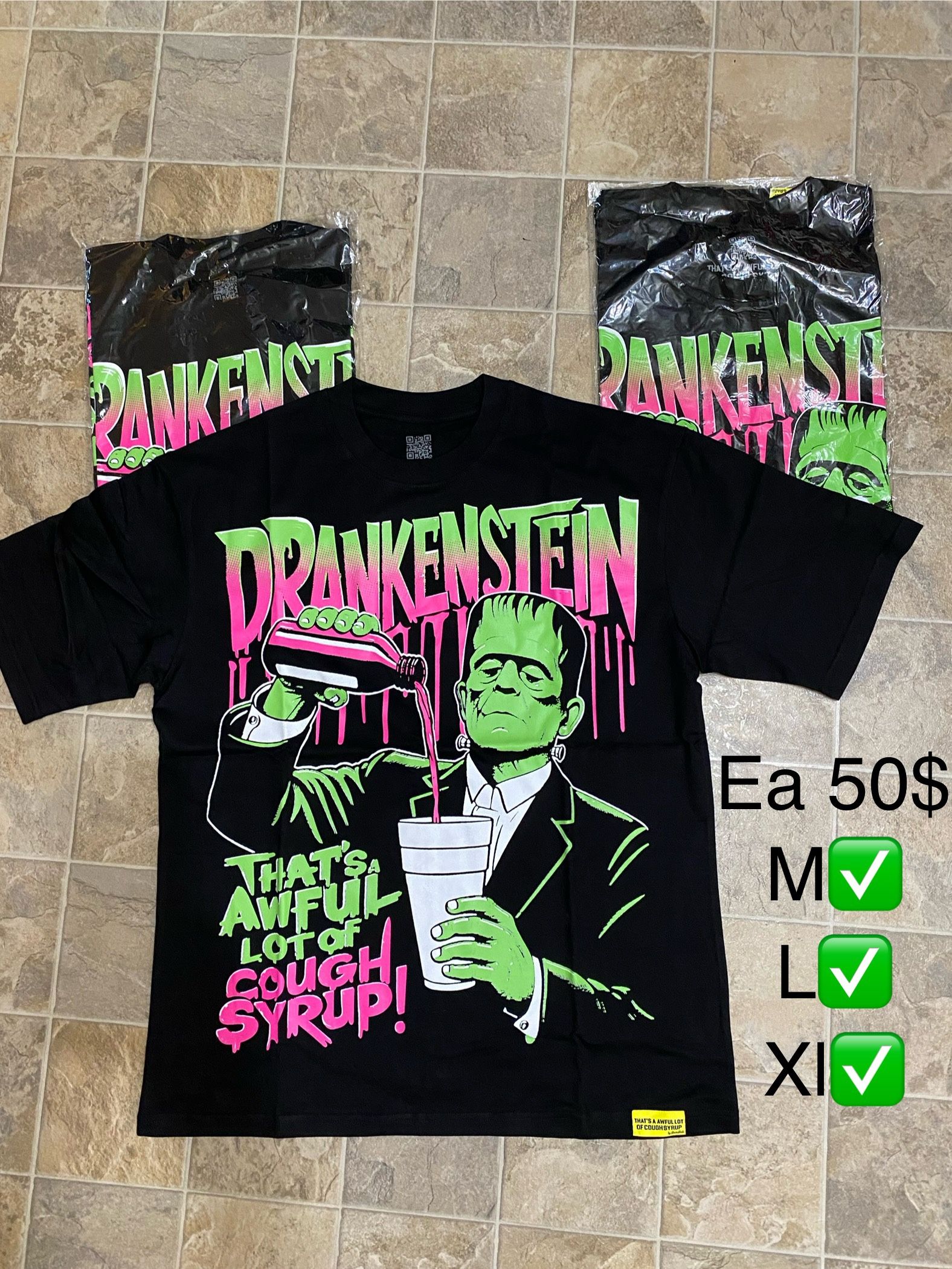 Awful Lotta Of Cough Syrup Tee (Good Deals ‼️‼️)