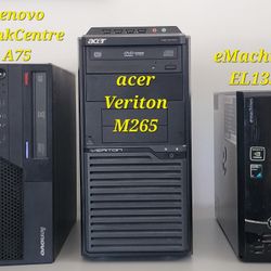 Dual Boot Windows 10, Linux Mint Cinnamon, Acer, Lenovo, eMachines, $40-$65, All Tested, All Work Great