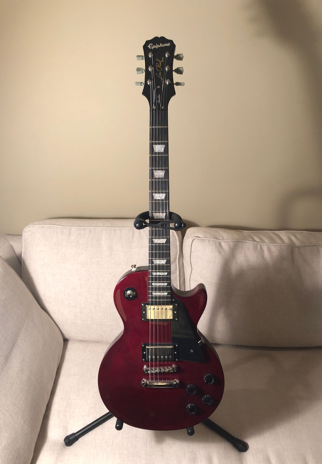 Epiphone Limited Edition Les Paul Studio Deluxe Electric Guitar Wine Red