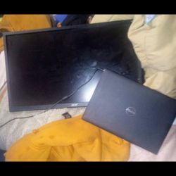 Acer Monitor With Stand And HDMI And Power Cord 