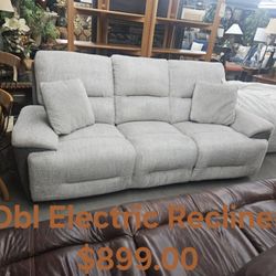 Sofa Dbl Electric ReclinerWe are located at 2811 East Bell road. Another Time Around Furniture.
