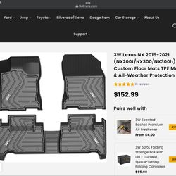 Lexus Car Mats New In Box