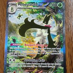 Pokemon Meowscarda Ex Alt Art 