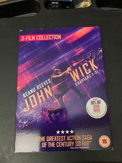 John Wick Trilogy (Chapters 1-3) (DVD) (Brand New)