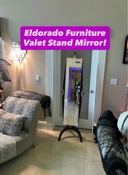 Eldorado Furniture Valet Stand Mirror (ACCEPTING BEST OFFERS)