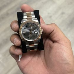 Rolex Datejust 41 126331 Wimbledon 18K Rose Gold Steel Box Paper 2023