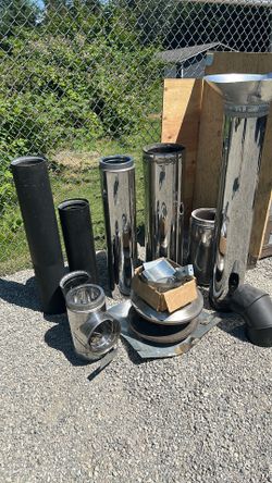 Duravent stove pipe and chimney