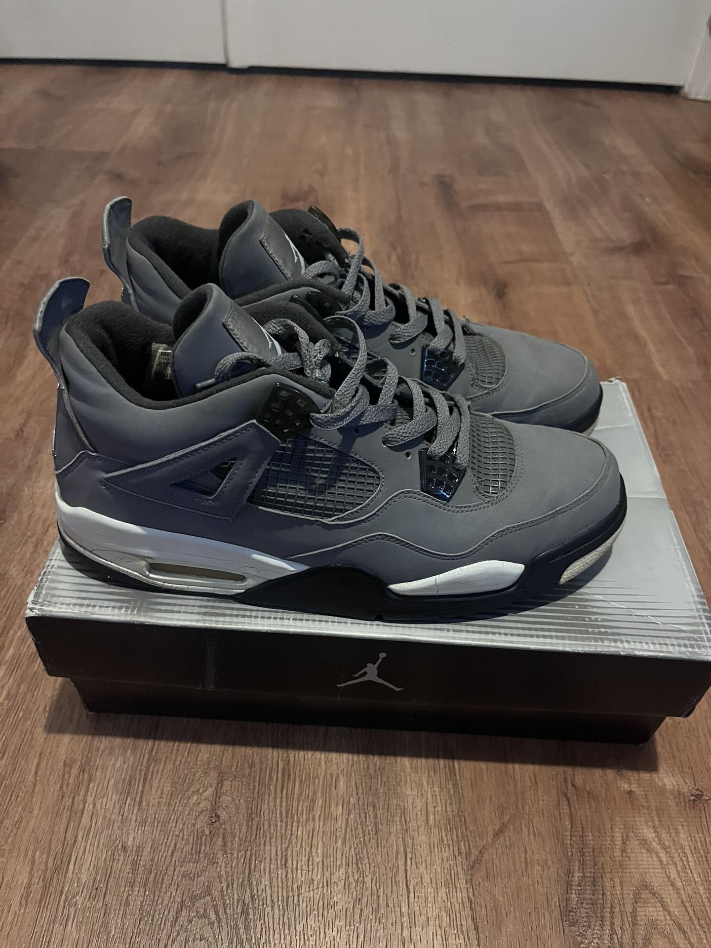 2004 Air Jordan Retro 4 Og Cool Grey/ Chrome Size 12