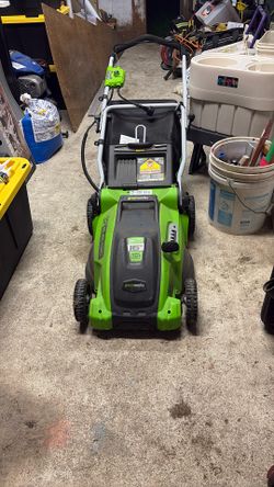 Greenworks 16" Corded Electric 10 Amp Walk-Behind Push Lawn Mower