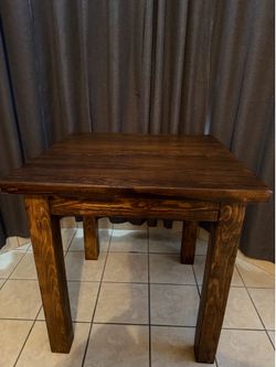 Wooden oak table