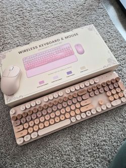 Wireless keyboard & mouse
