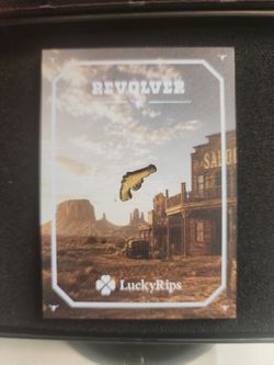 LuckyRips Revolver Collectible Card with Pin