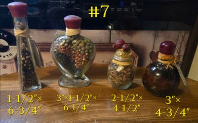 Decor Gourmet Art Oil Filled Bottles