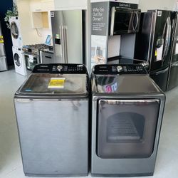 Samsung Top loading washer And Dryer Set