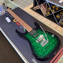 Ibanez GRX70QA Transparent Emerald Burst Electric Guitar NEW!