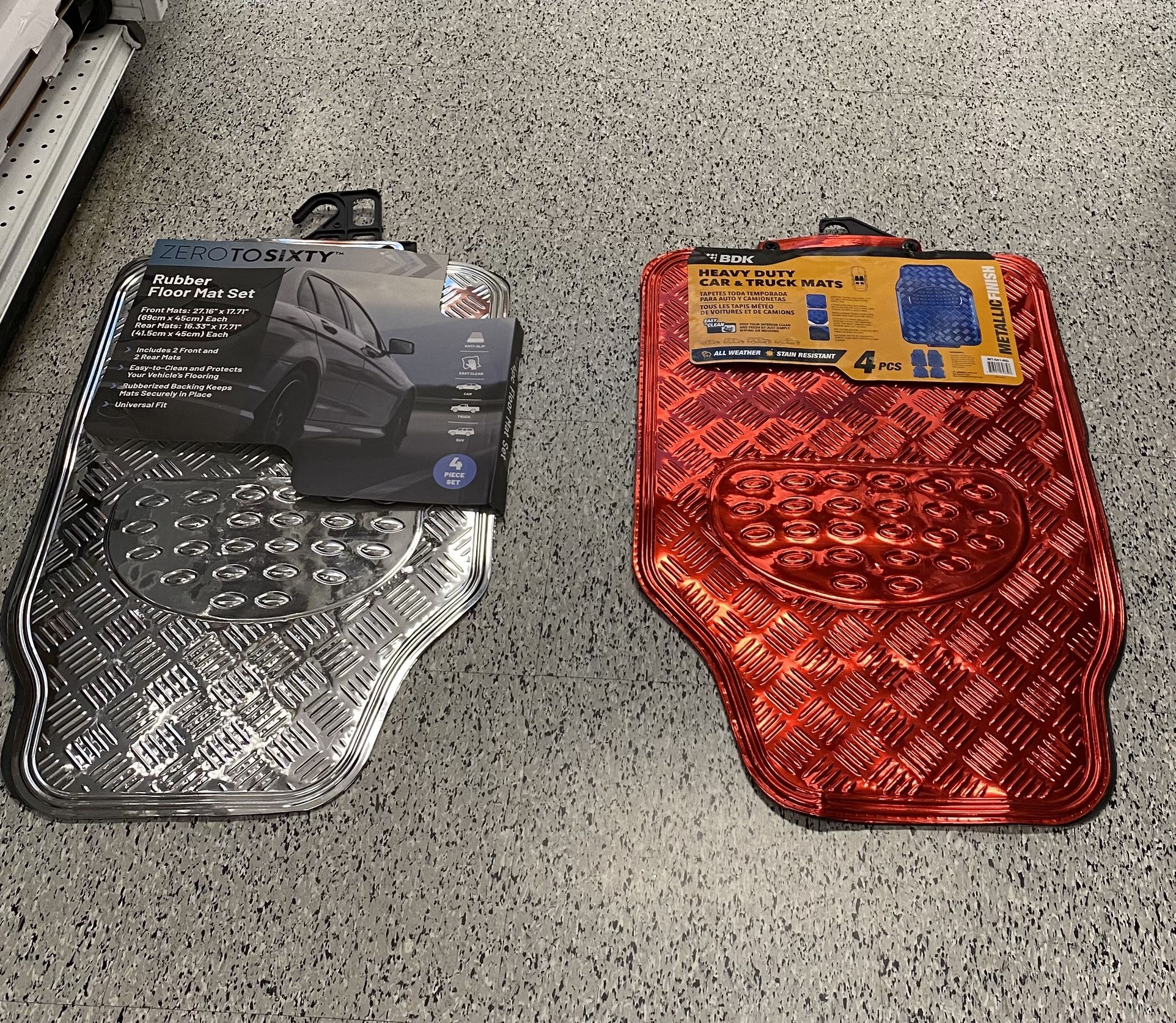 Metallic Auto Floor Mats