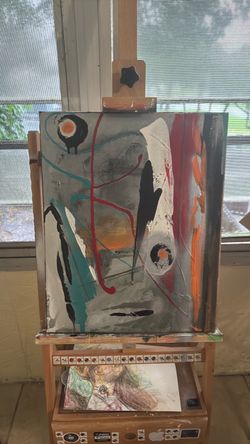 Abstract Acrylic Painting