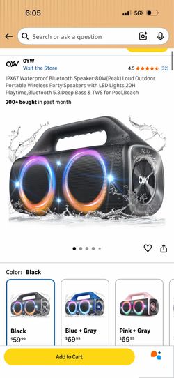 Portable outdoor speaker
