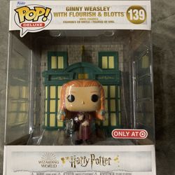 Funko Pop! Harry Potter Ginny Weasley w/ Flourish & Blotts #139 Target Exclusive