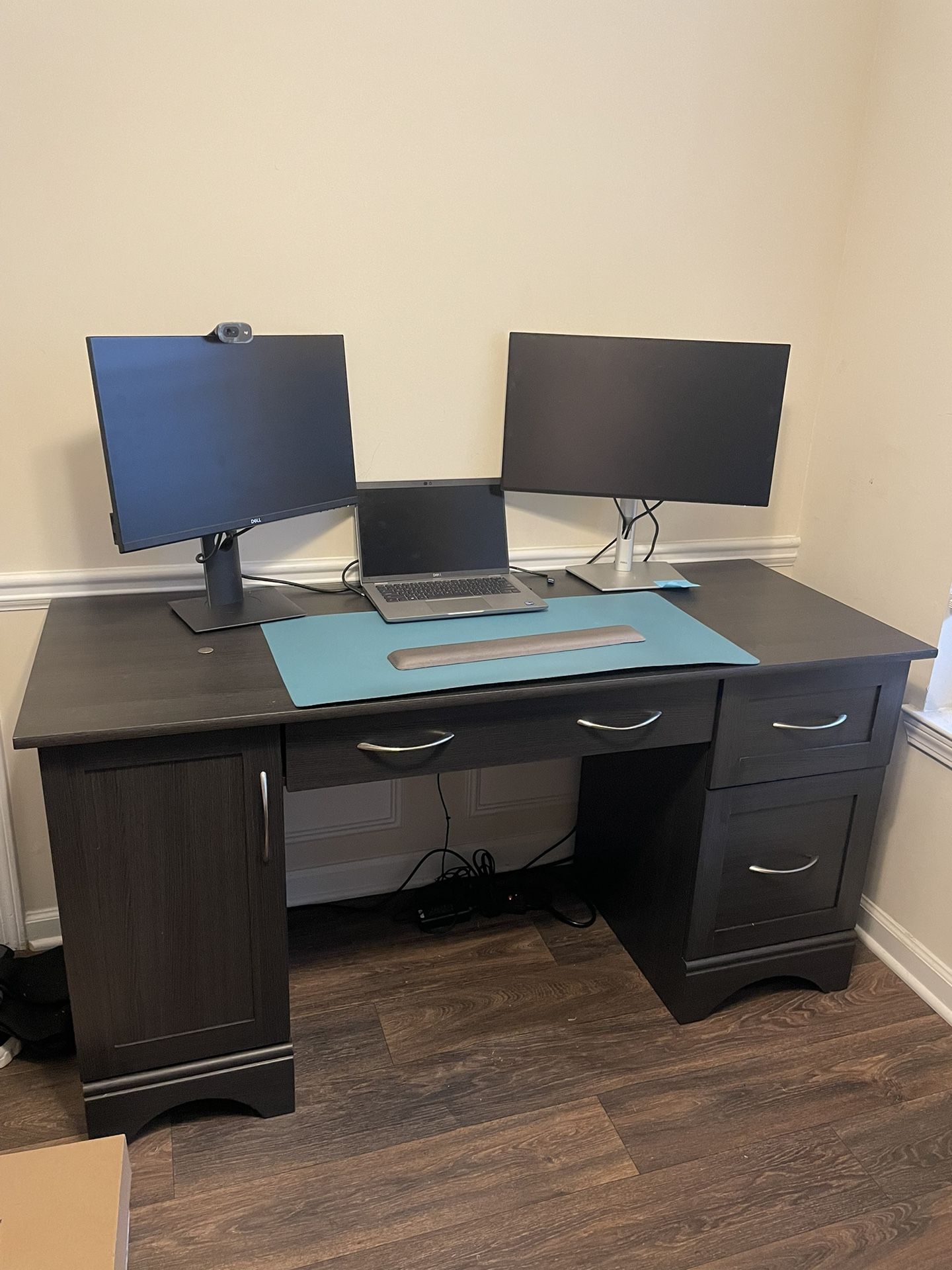 Gray Office Desk