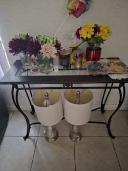 Glass top coffee tables