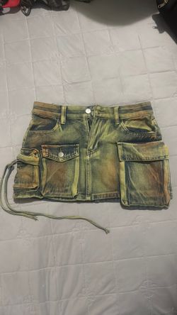 Denim Mini Skirt