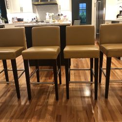 4 counter height stools— Need Upholstery