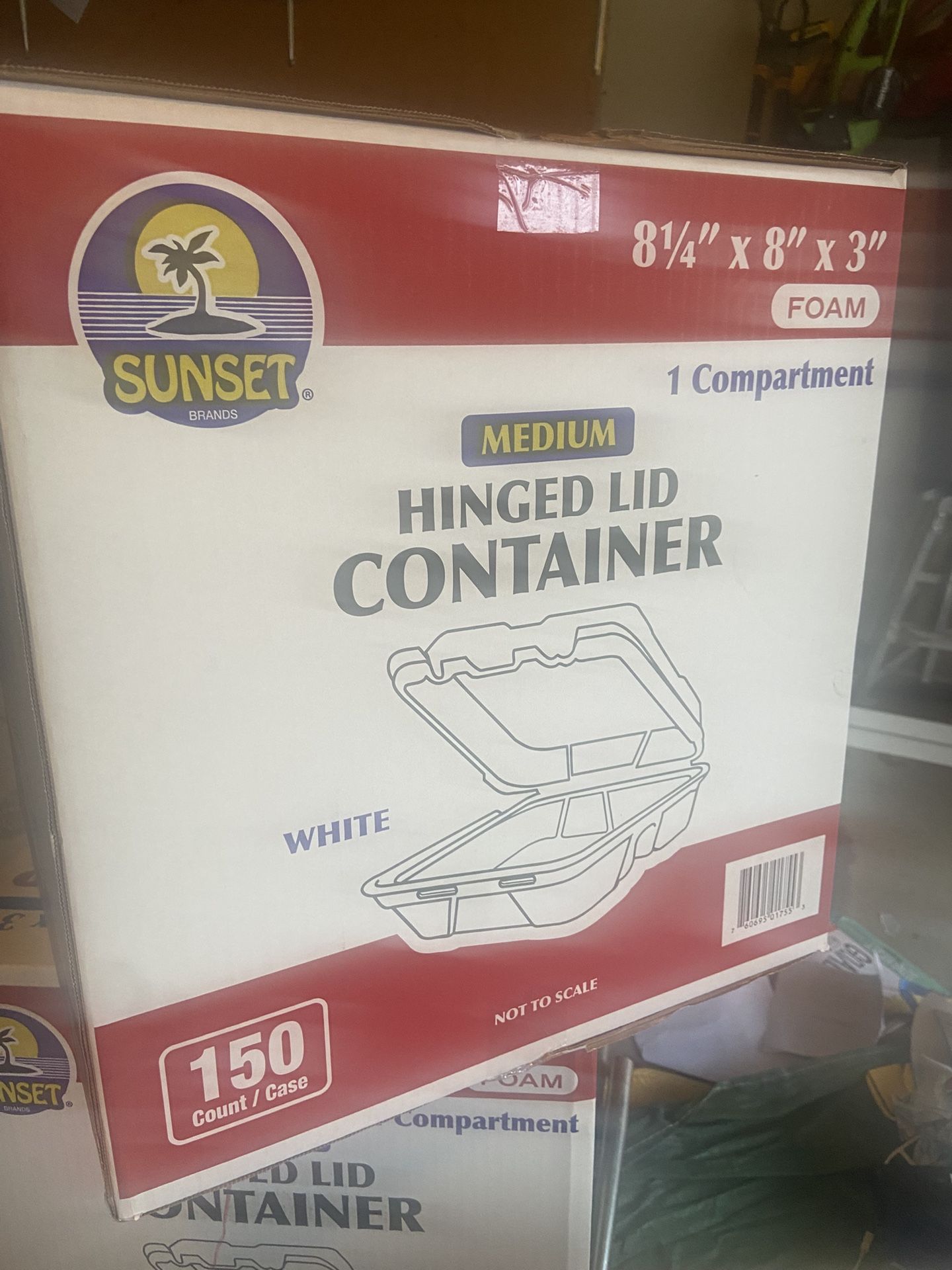 Foam Container - 3 Boxes