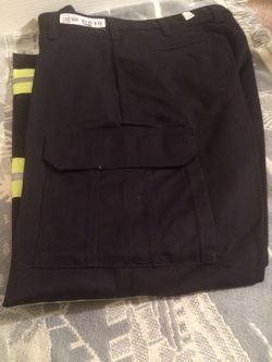 Cintas Comfort Flex Black Safety Cargo Work Pants Size 30 X 30