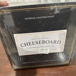 Smirly Premium Bamboo Cheese Board 