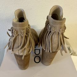 Aldo Fringe Suede Women’s Boots 8.5 