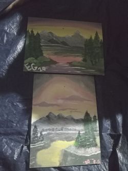 All hand painted