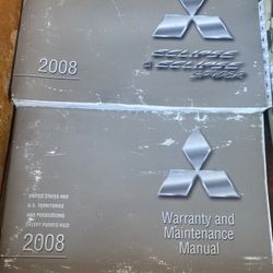 2008 Eclipse & Eclipse Spider Repair Manuals