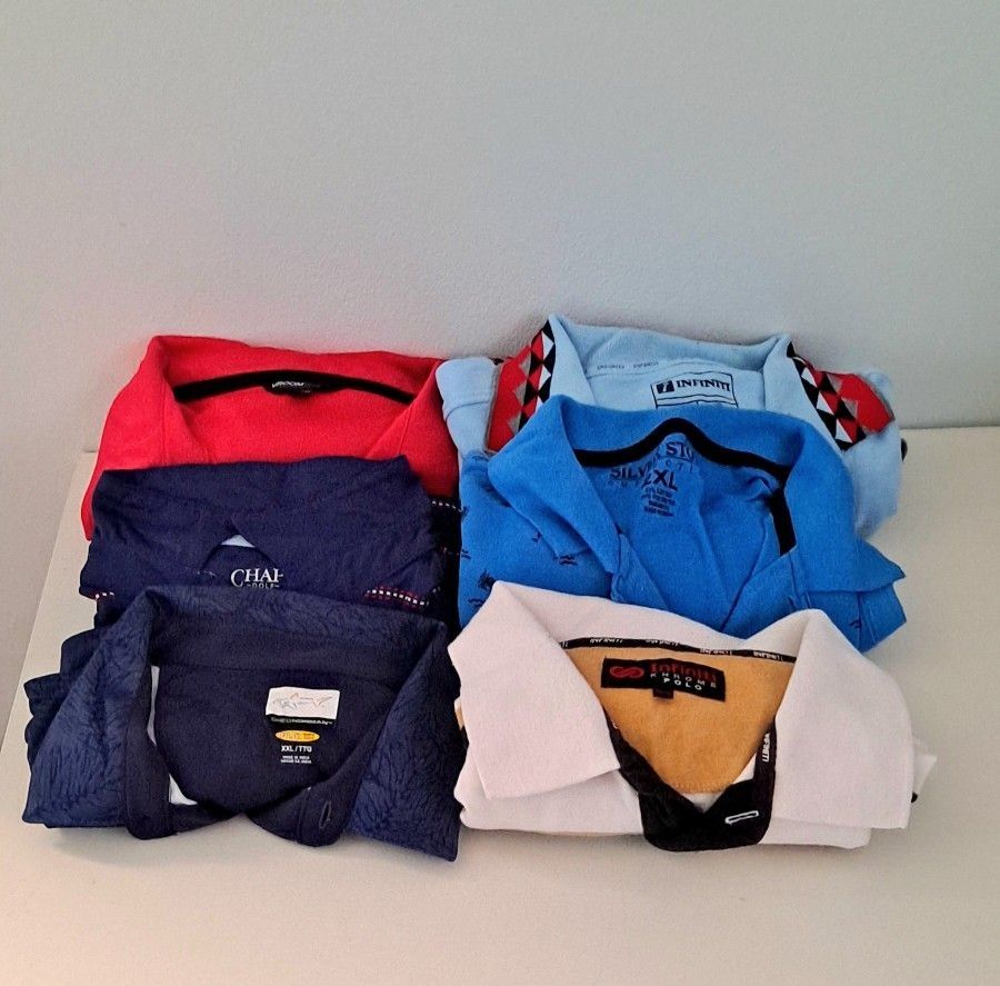 Assorted MENS XXL Shirts/Collards/Hoodies