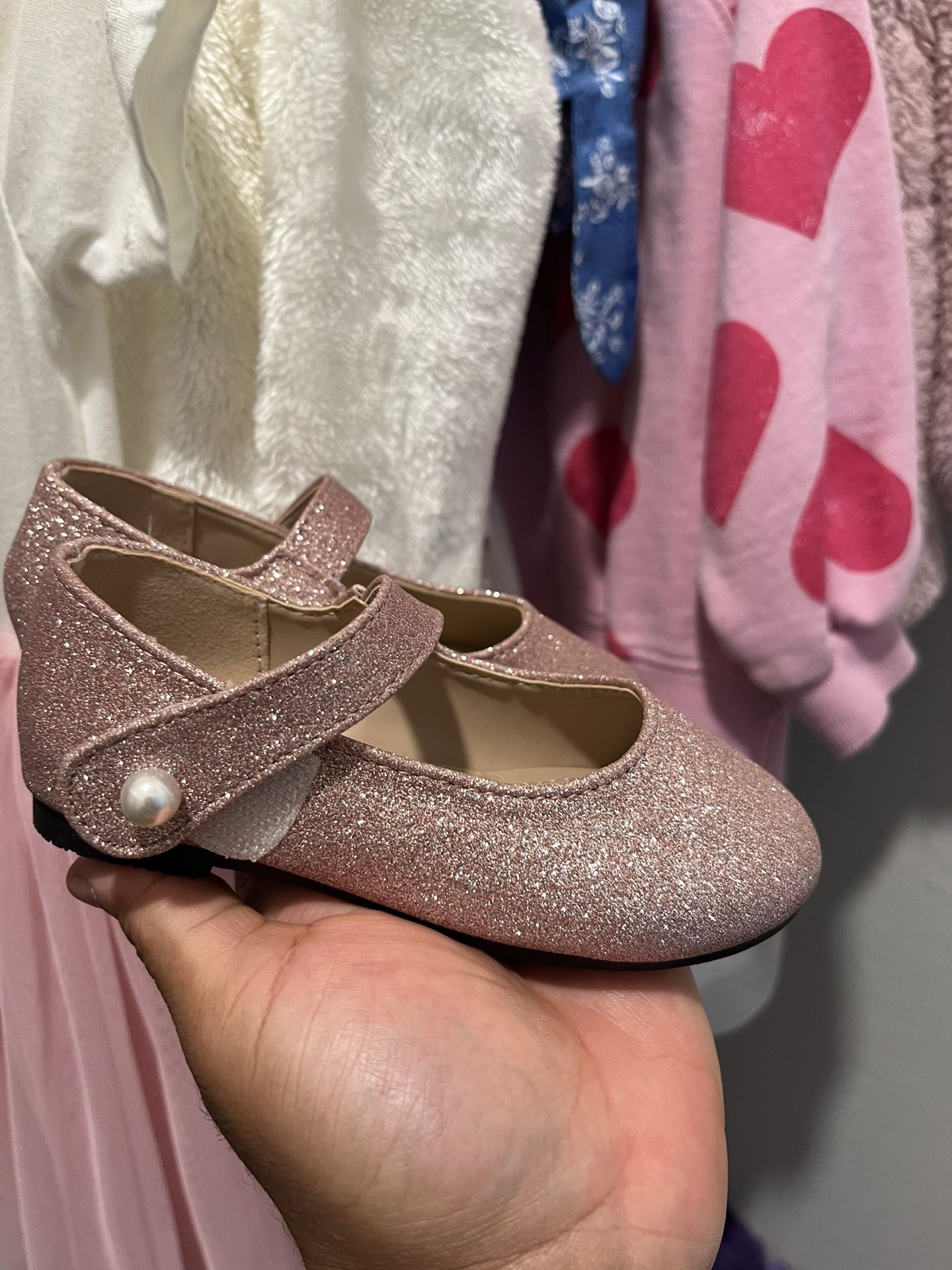 Toddler Size 8T Sparkling Dress Shoes 