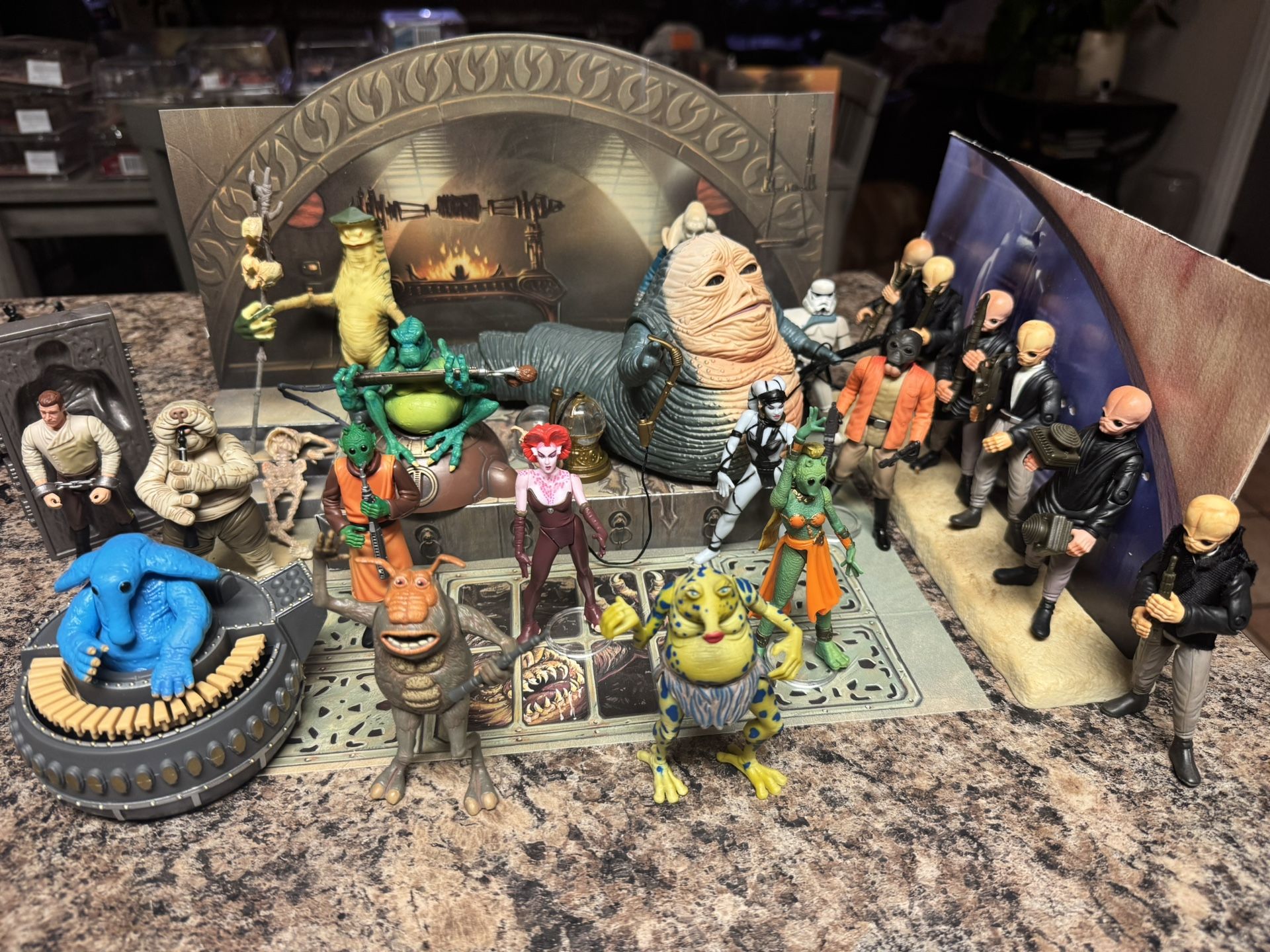 Star Wars POTF Jabba’s Palace figures plus extra’s