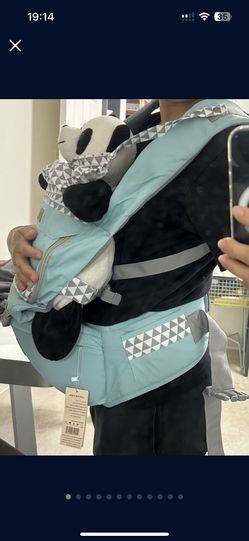 New Baby Carrier Ergonomic Infant Carrier with Hip Seat Kangaroo Bag Soft Baby Carrier Newborn to Toddler 7-45lbs Front and Back Baby Holder Carrier