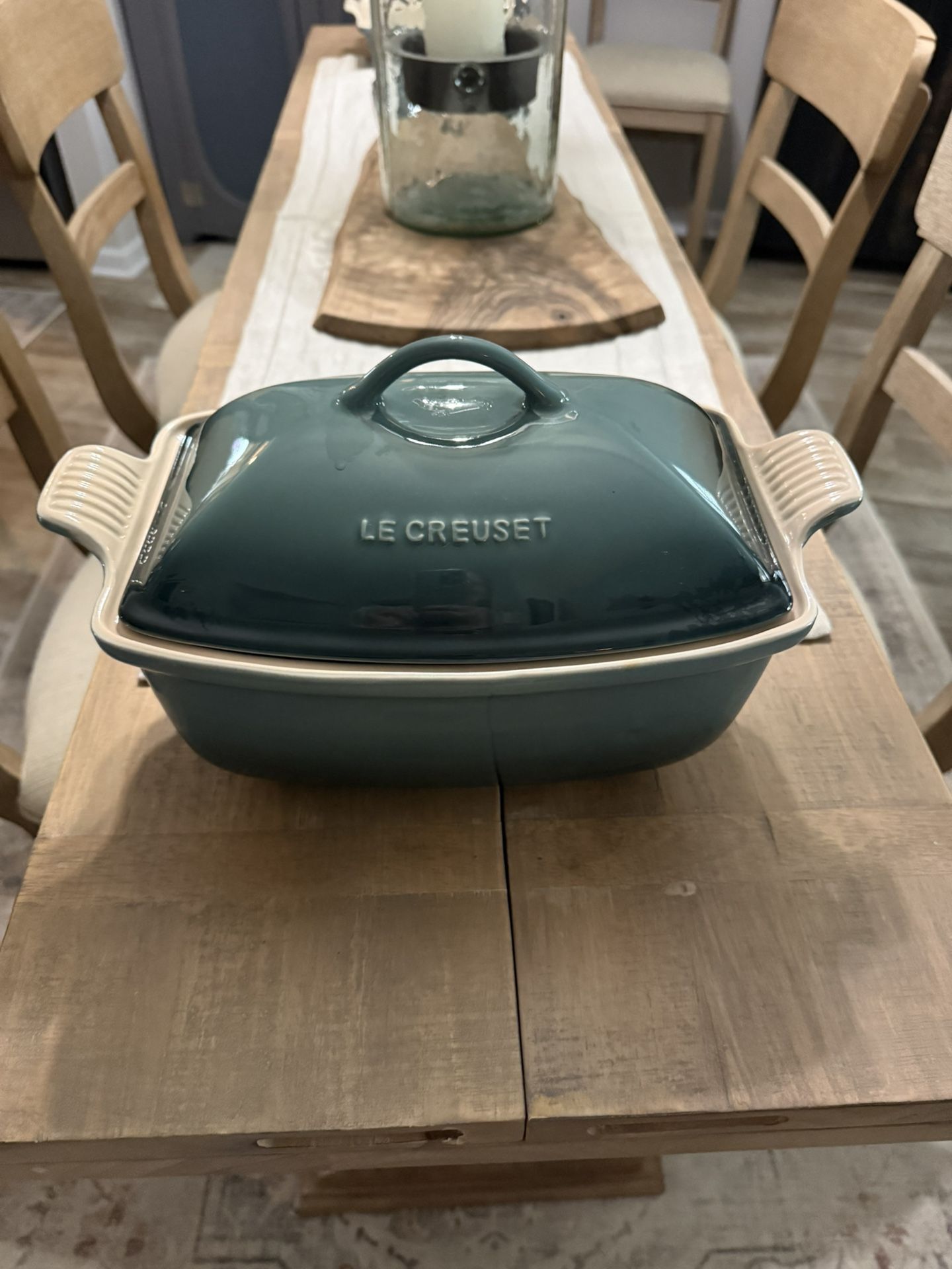 Heritage Deep Covered Rectangular Baker