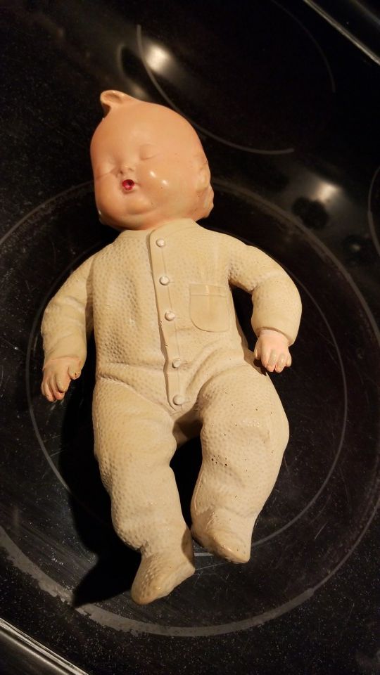Vintage rubber squeeze doll