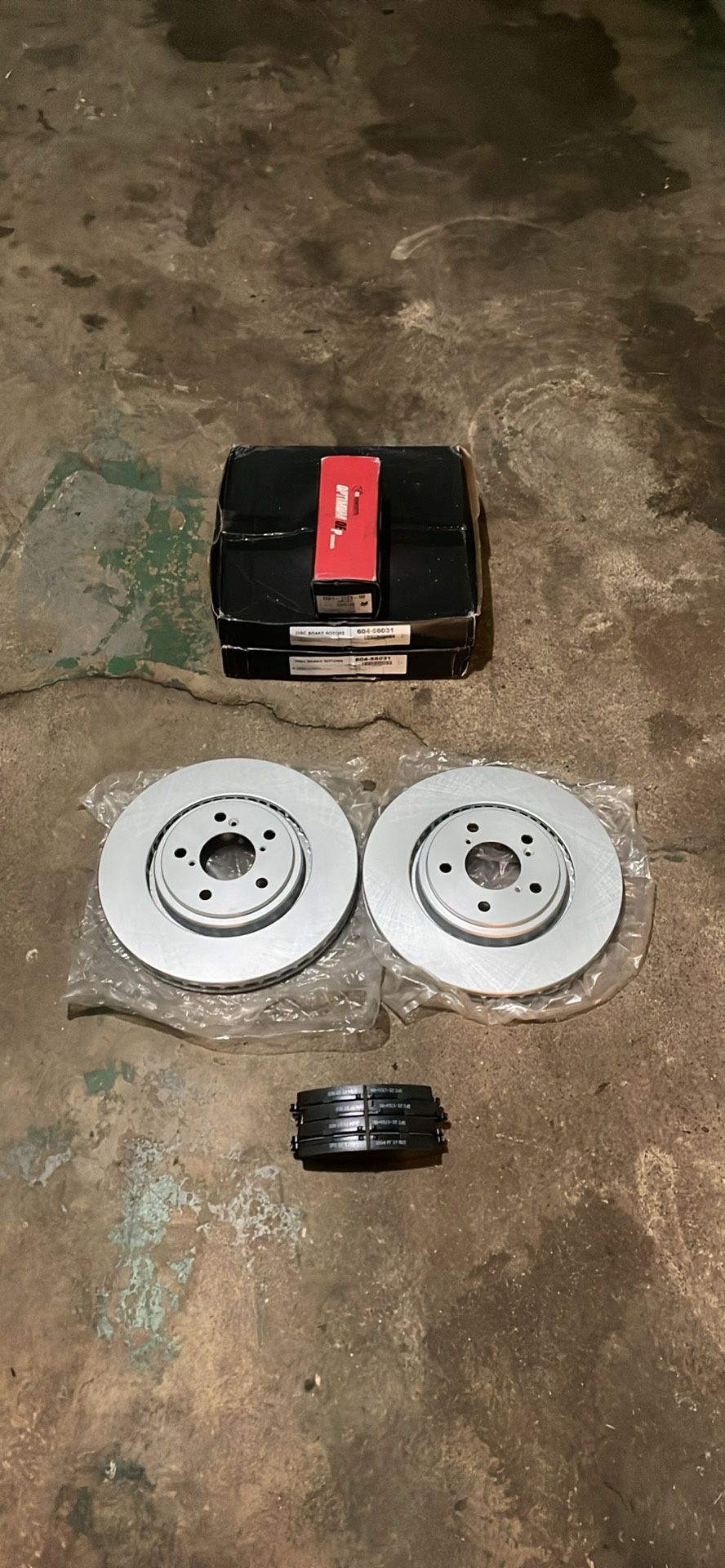17-20 Acura MDX Front Rotors Brake Pad Set