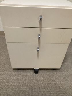 Three Drawer Small Cabinet on rollers