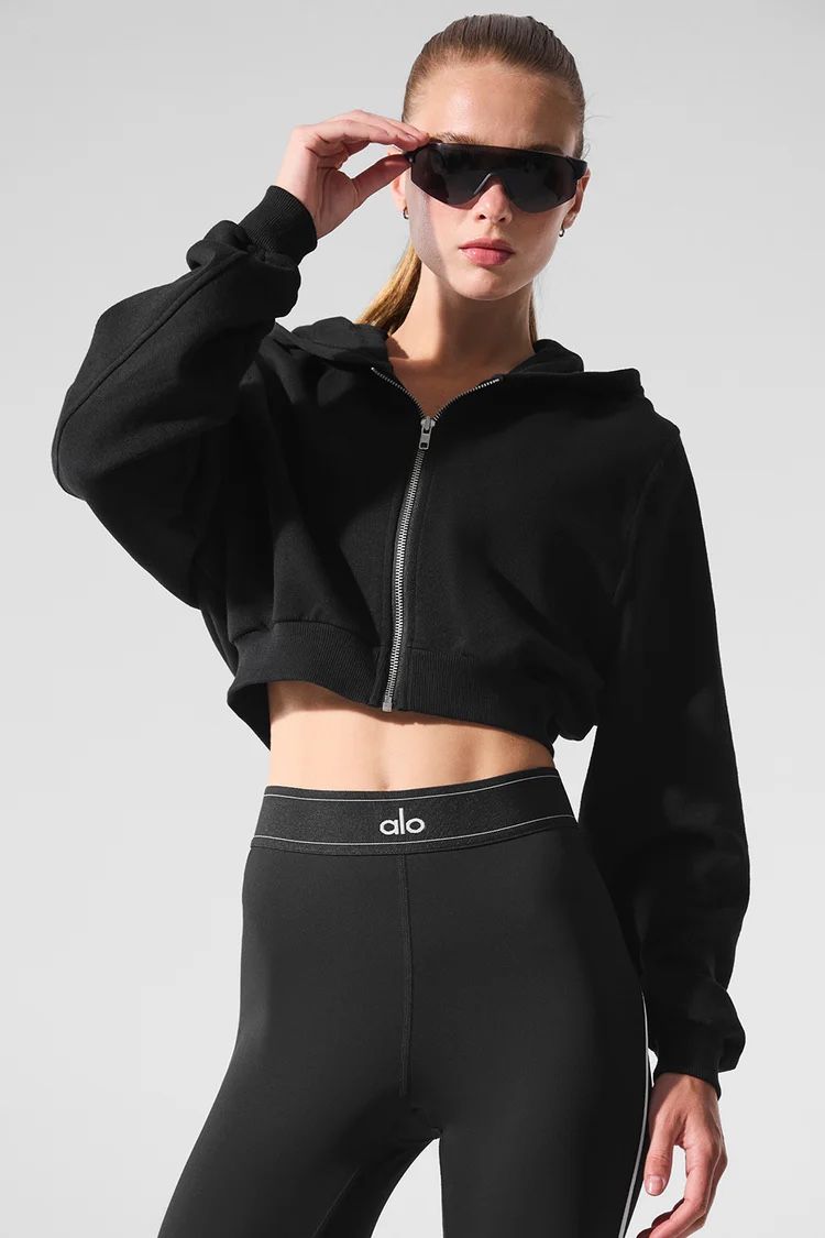 Alo Yoga Hoodie With Zipper 